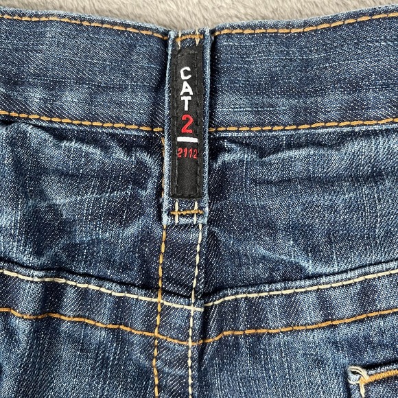 Ariat Jeans Mens Sz 42x32 M4 FR Relaxed Boot Cut Medium Wash Fire Resist Work - Picture 10 of 11